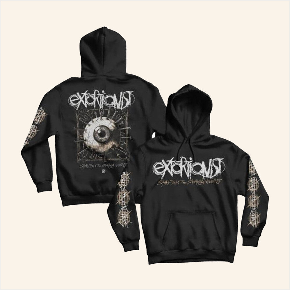 Extortionist Stare Into The Seething Wounds Hoodie Indie Merch Best Friend Birthday Gifts