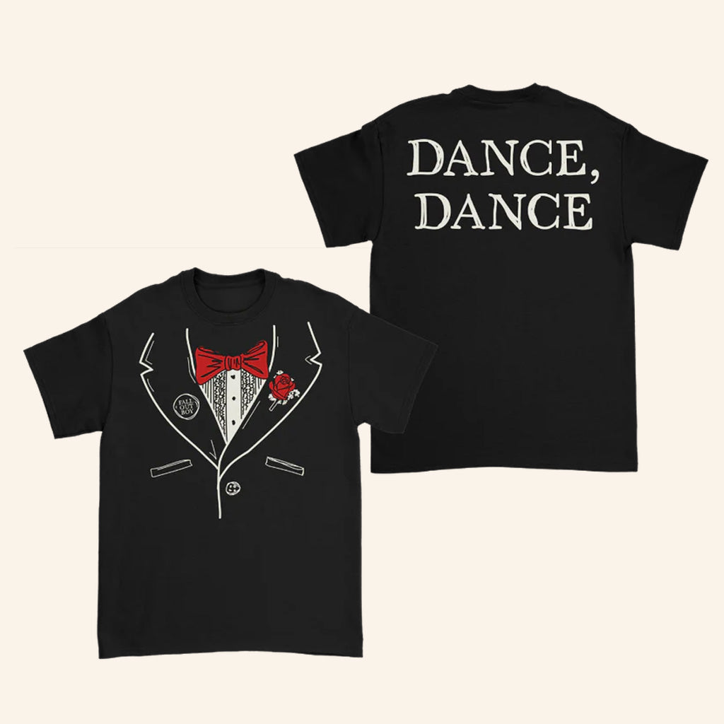 Fall Out Boy Merch Dance Dance Tuxedo T-Shirt Best Gifts For Him