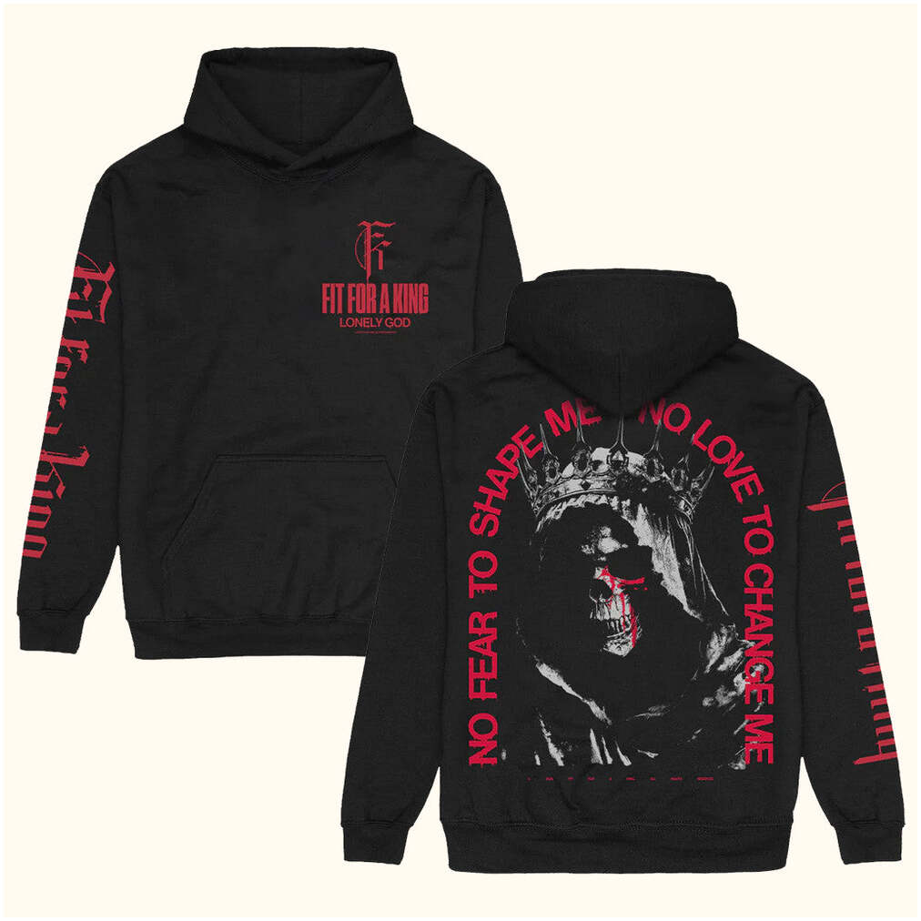 Fit For A King Reaper Hoodie Best Gifts For Boyfriend Birthday Gifts For Besties
