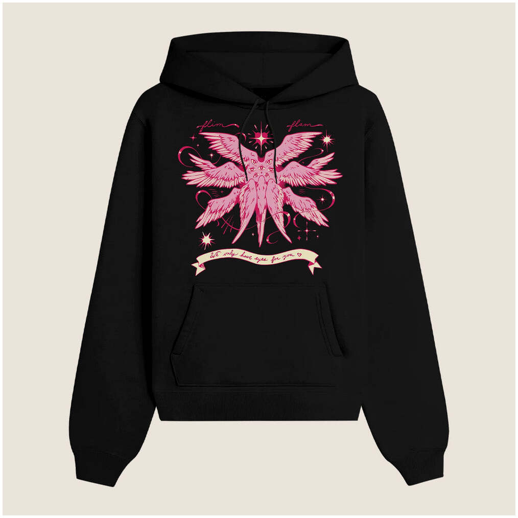 Flimflam Merch Flim Flam Angel Black Hoodie Gifts For Wife Birthday Gifts For BFF