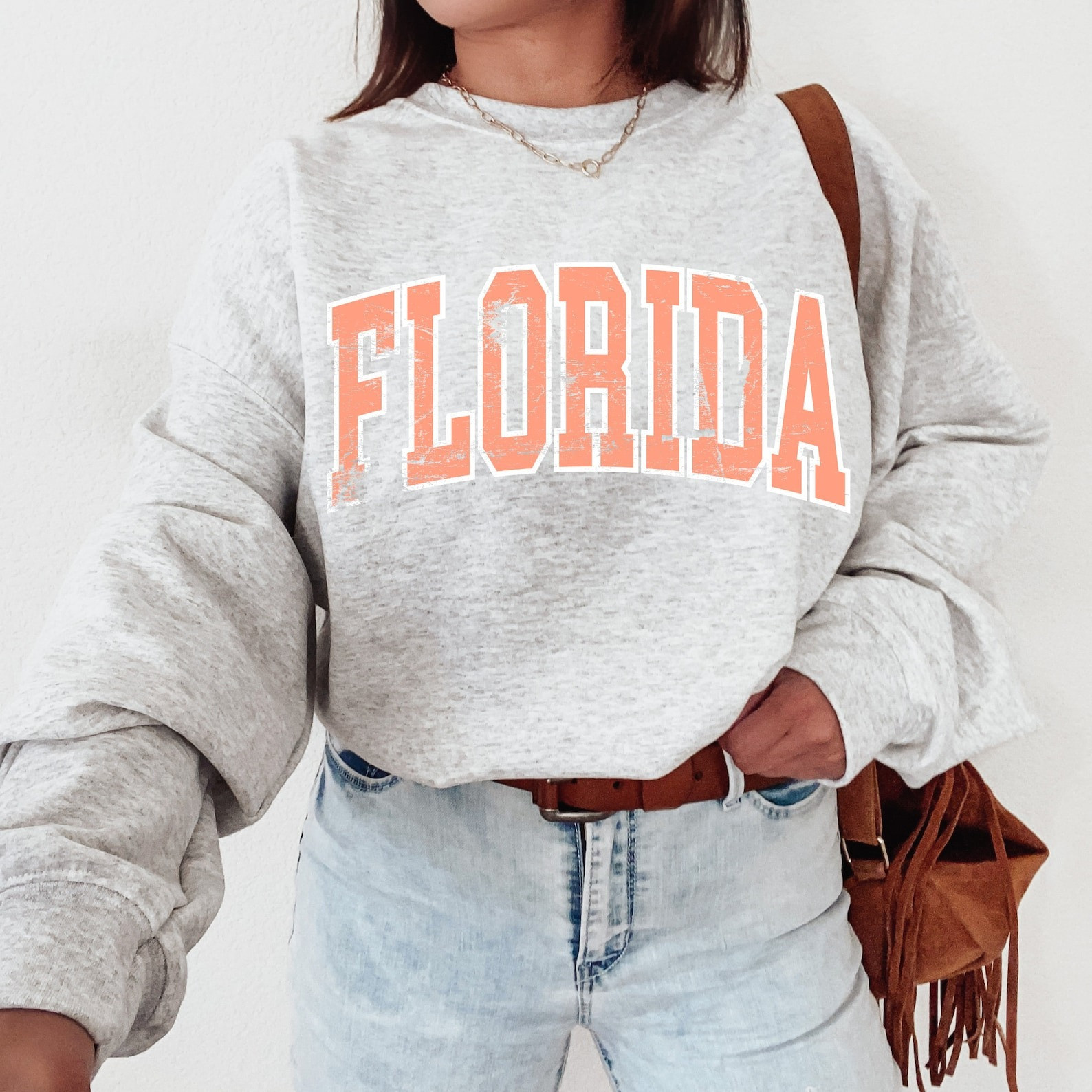 Florida Sweatshirt Vintage Sweatshirt Gifts For Florida Lovers