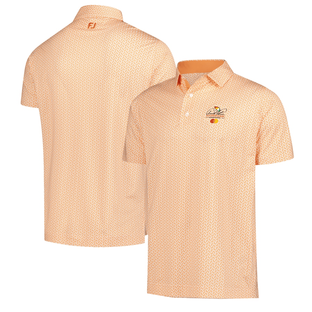 FootJoy Arnold Palmer Invitational Polo Shirt Orange Polo Golf Father's Day Gifts