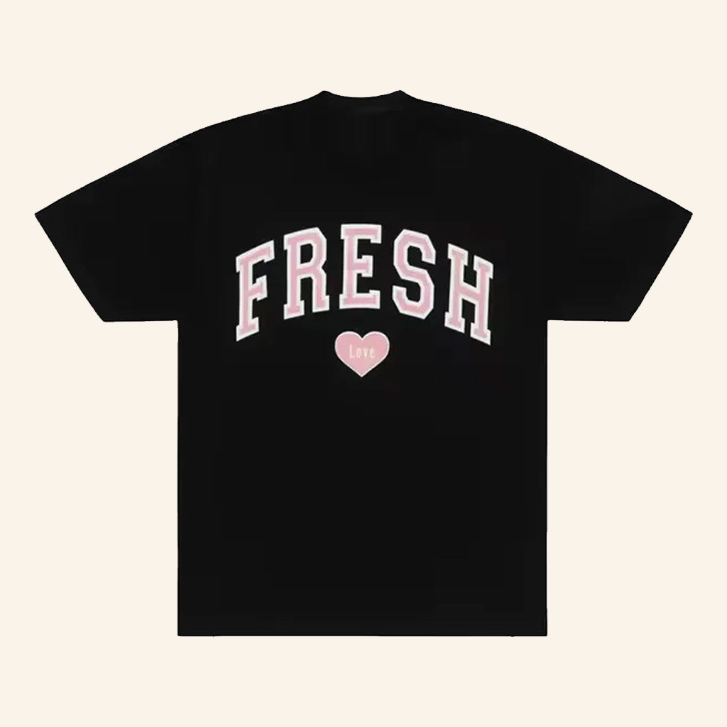 Fresh Love Merch Fresh Love Black T-Shirt Birthday Gifts For Friends