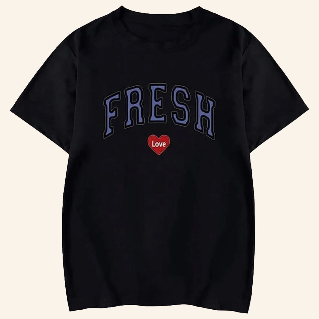 Fresh Love Merch Fresh Love Boyfriend T-Shirt Black Gifts For Him