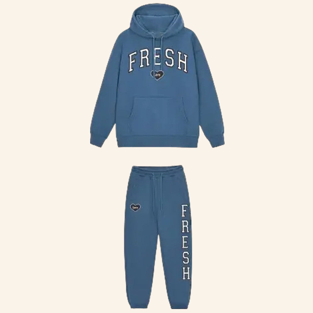 Fresh Love Merch Hoodie And Sweatpant Sets Gifts For Friends
