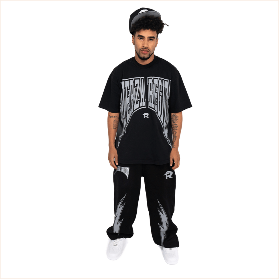 Fuerza Regida Black Hoodie Fuerza Regida Merch And Sweatpant Sets Gifts For Father's Day