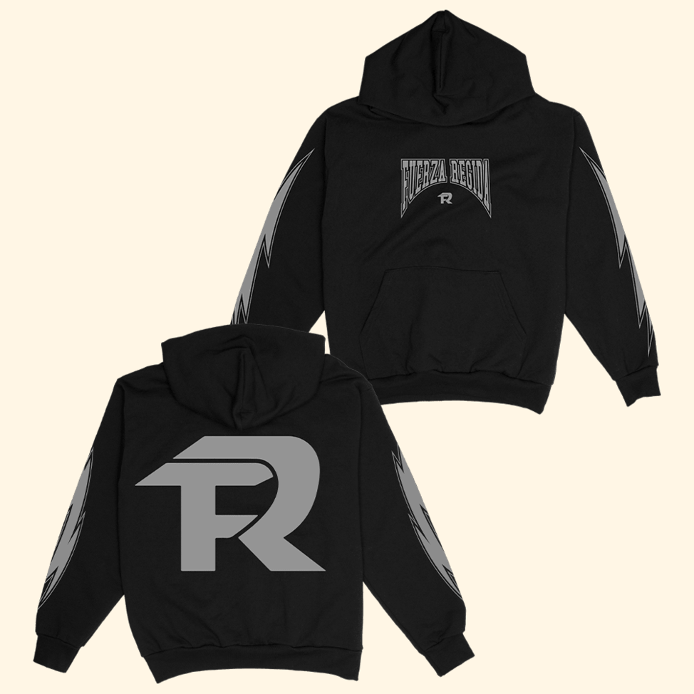 Fuerza Regida Black Hoodie Fuerza Regida Merch Father's Day Special Birthday Gifts For Dad