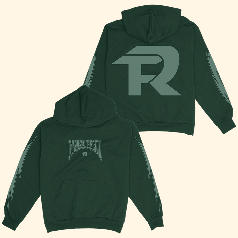 Fuerza Regida Green Hoodie Fuerza Regida Merch Best Father's Day Special Birthday Gifts