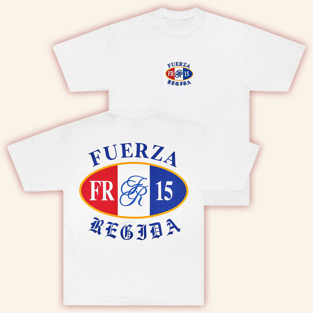 Fuerza Regida Merch Paris White T-Shirt Gift Ideas For Him