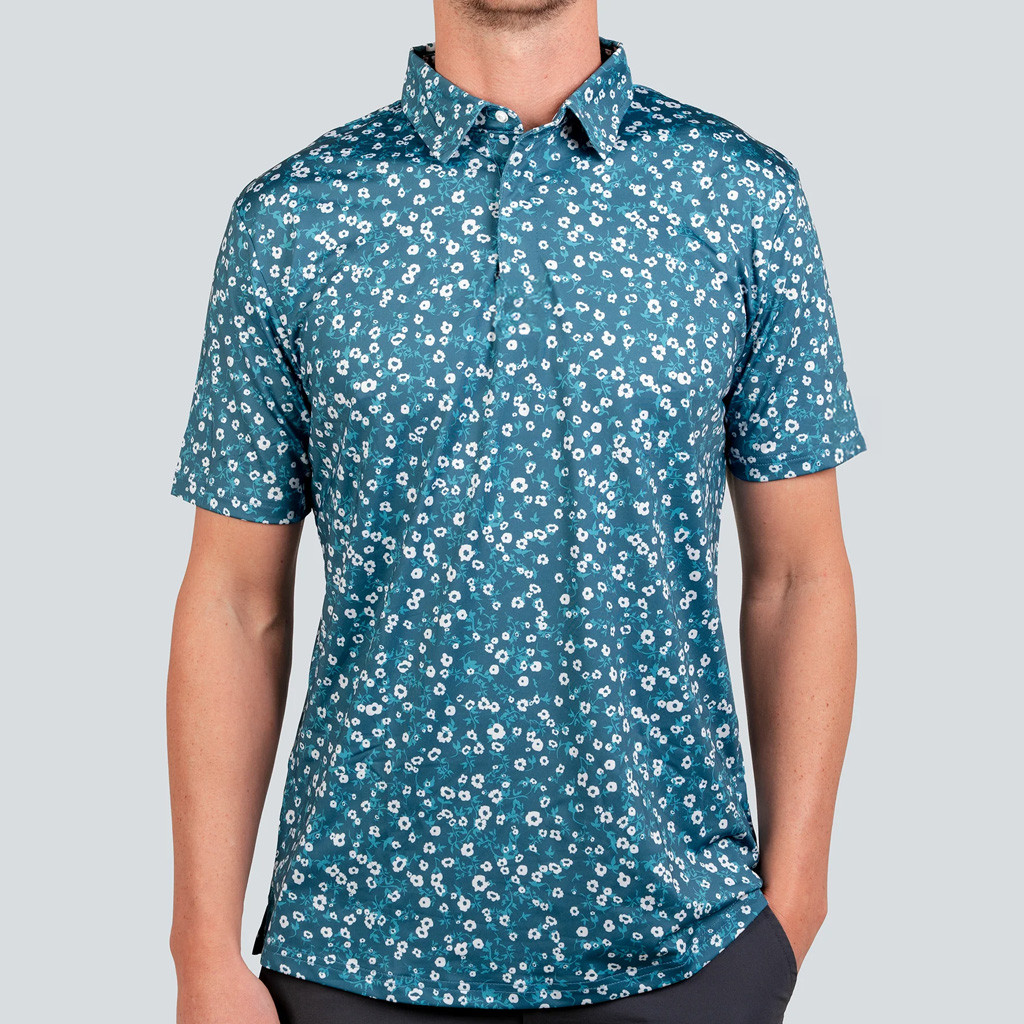 Full Wedge Golf Merch Magnolia Polo Shirt Gift For Golfer Dad