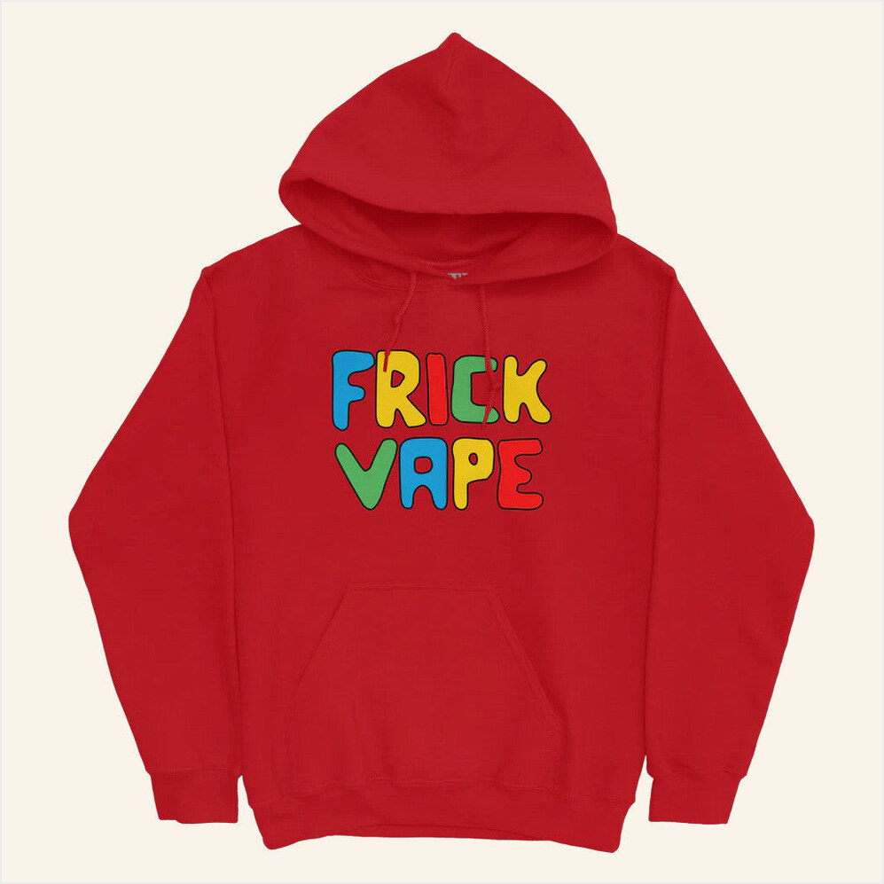 Fun Frick Vape Red Hoodie Baylen Levine Merch Best Friend Birthday Gifts Christmas Presents