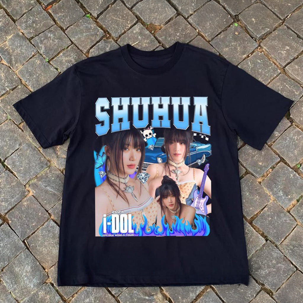 G-idle Shuhua Shirt, Idol G-idle Tour Shirt, 2024 Gidlle World Tour shirt, 2024 (G)I-DLE World