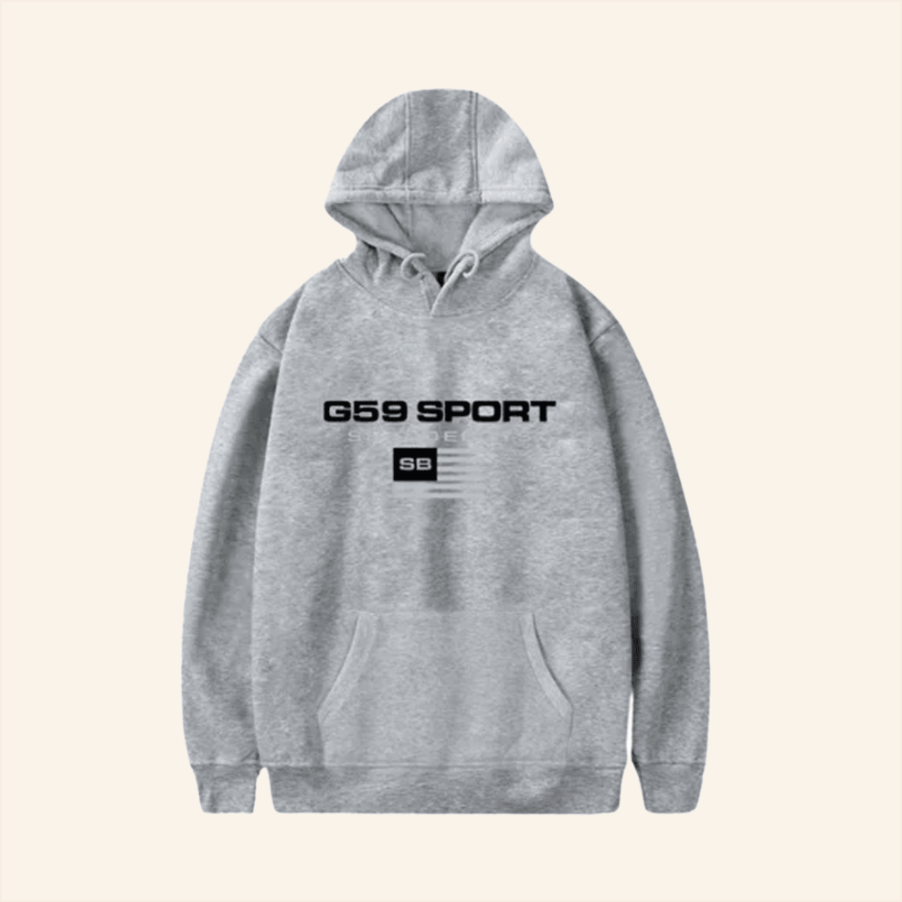 G59 Sport Hoodie- G59 Suicideboys Merch Gray Birthday Gifts For Best Friend Christmas Presents