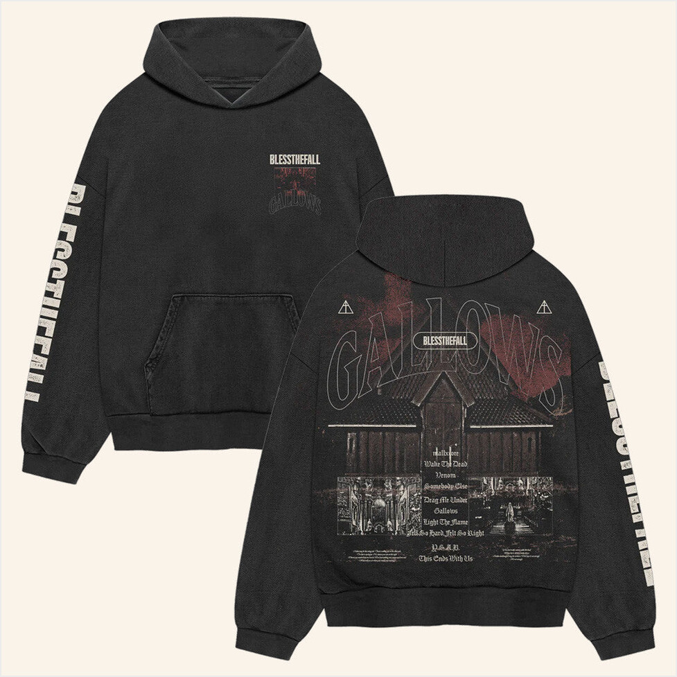 Gallows Hoodie Blessthefall Merch Birthday Gifts For Band Fans Gifts For Best Friend