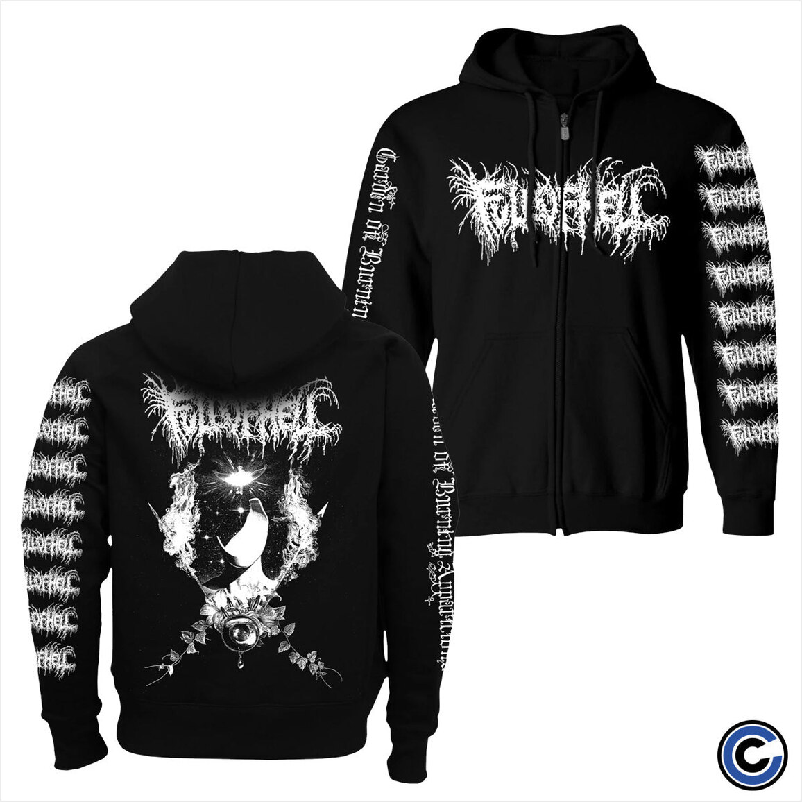Garden of Burning Apparitions Hoodie Full Of Hell Merch Full Of Hell Hoodie Best Friend Gifts