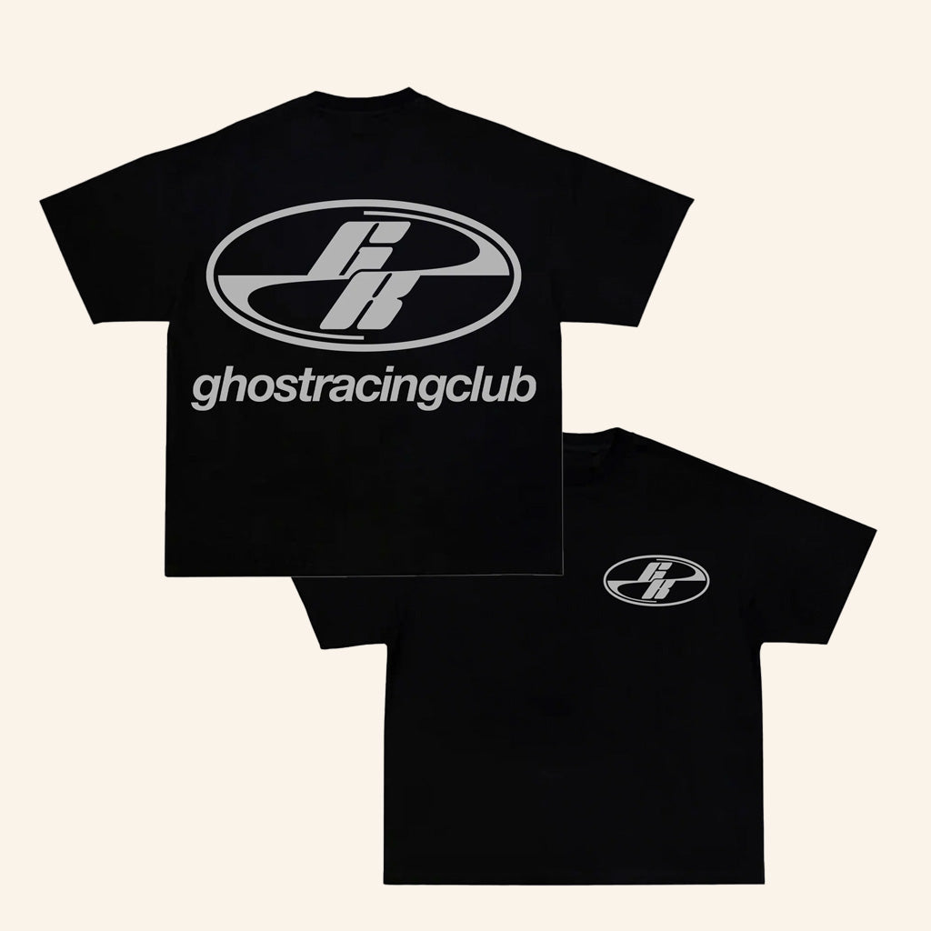 Ghost Racing Merch Gr Oval Shirt Black Gifts For Father