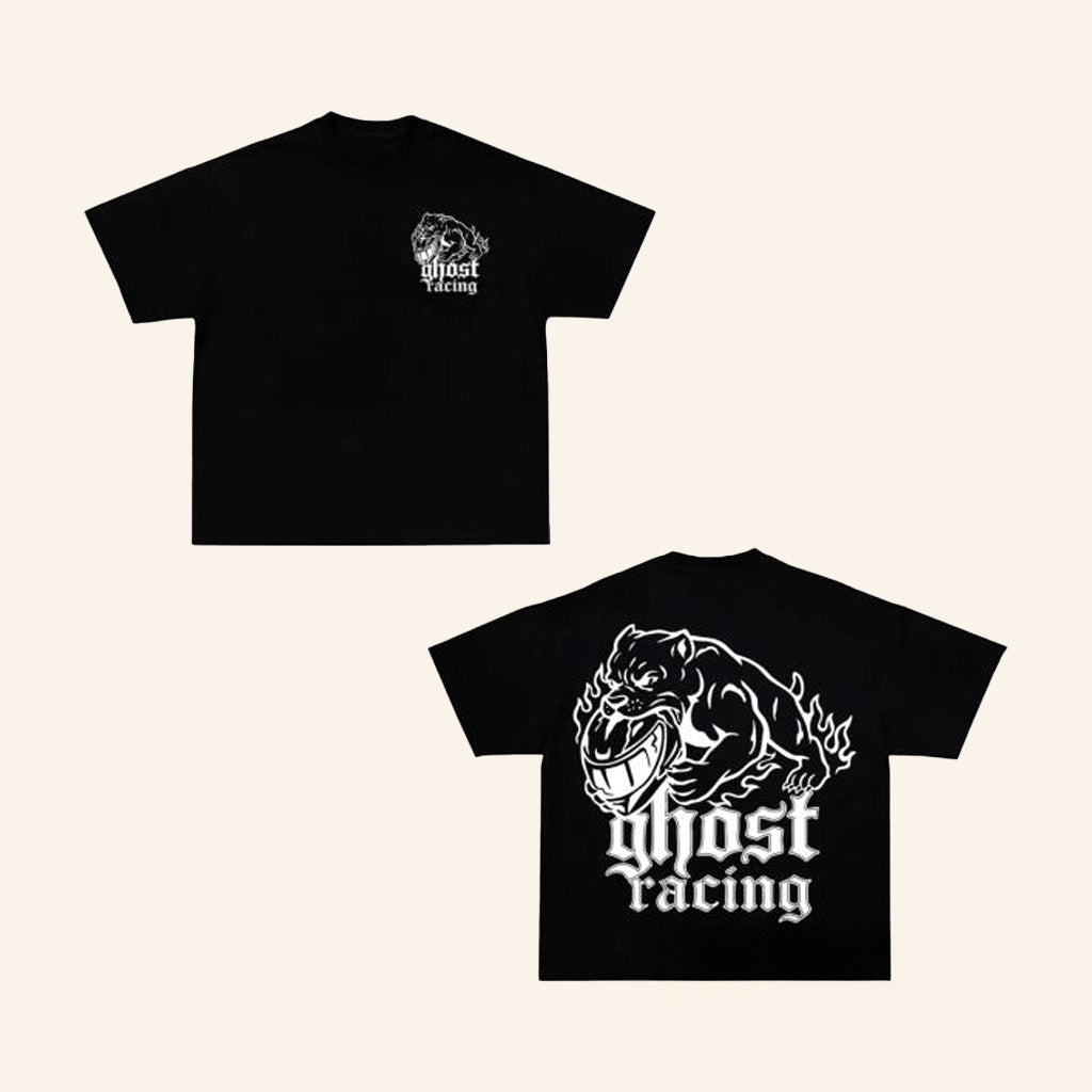 Ghost Racing Merch Pitbull Shirt Black Gifts For Dudes