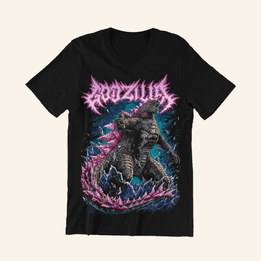 Ghost x Ghost Merch G X K Godzilla Awakens Metalcropolis T-Shirt Best Gifts For Him