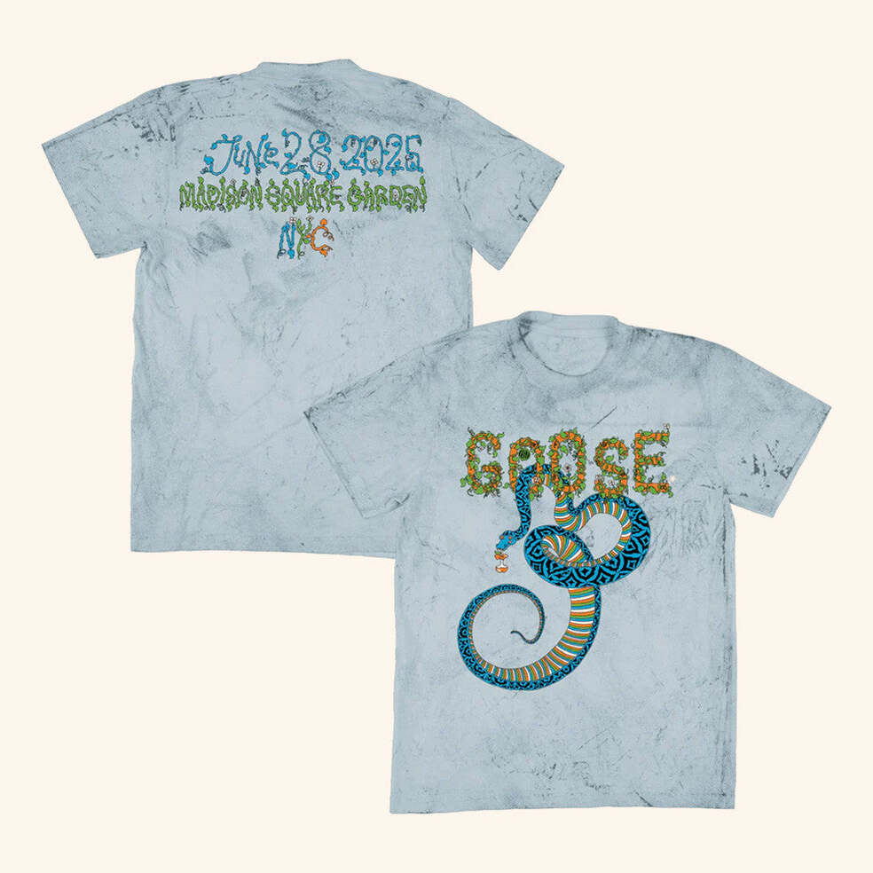Goose The Band Merch Brian Blomerth Madison Square Garden Event T-Shirt Gifts For Friends