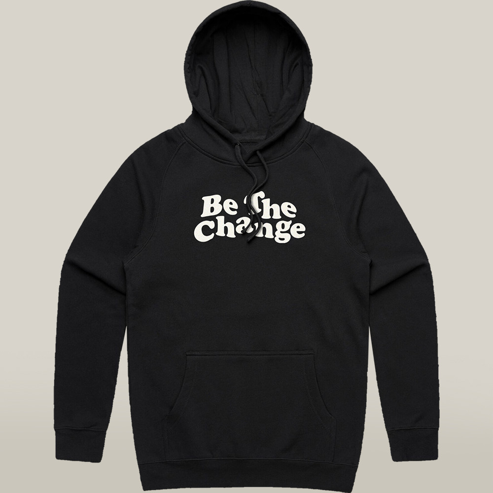 Gorillaz Merch Be The Change Hoodie Cool Black Music Gift For Concert Outfit