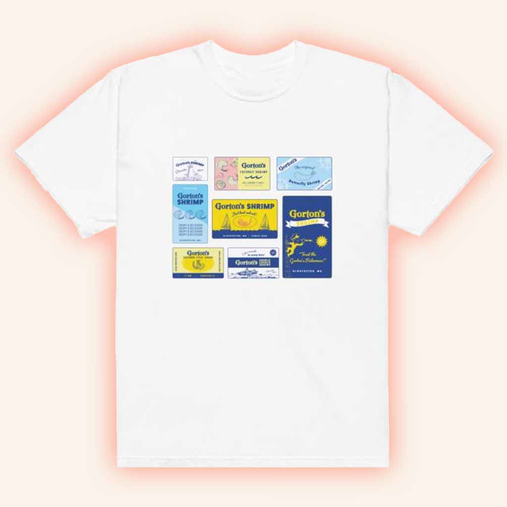 Gortonï¿½s Merch Shrimp Boxes T-Shirt Gifts For Best Friends