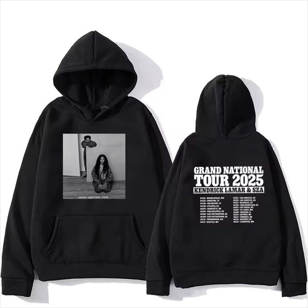 Grand National Tour 2025 Hoodie Kendrick Lamar Merch Kendrick Lamar And SZA Hoodie