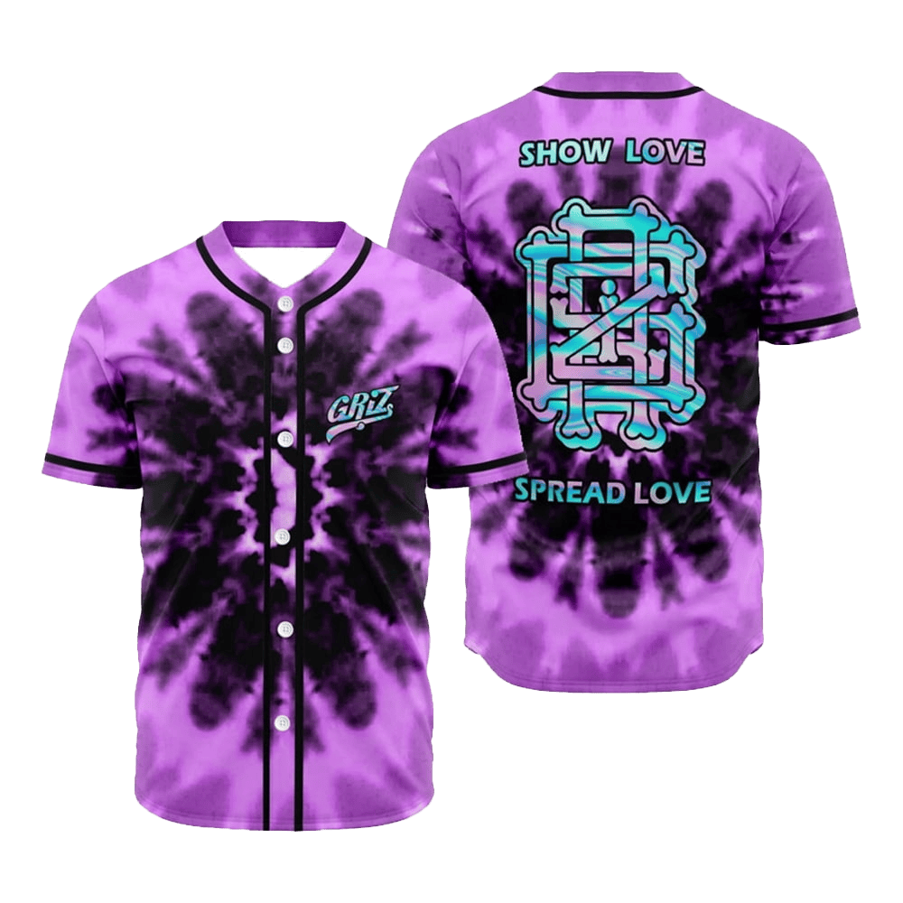 Griz Merch Griz EDM Baseball Jersey Gifts For DJ Fans