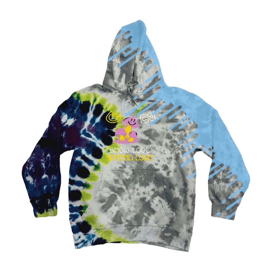 Griz Merch Griz Shroom Bloom Sidewinder Tie Dye Hoodie Gifts For DJ Fans Country Boy Gift
