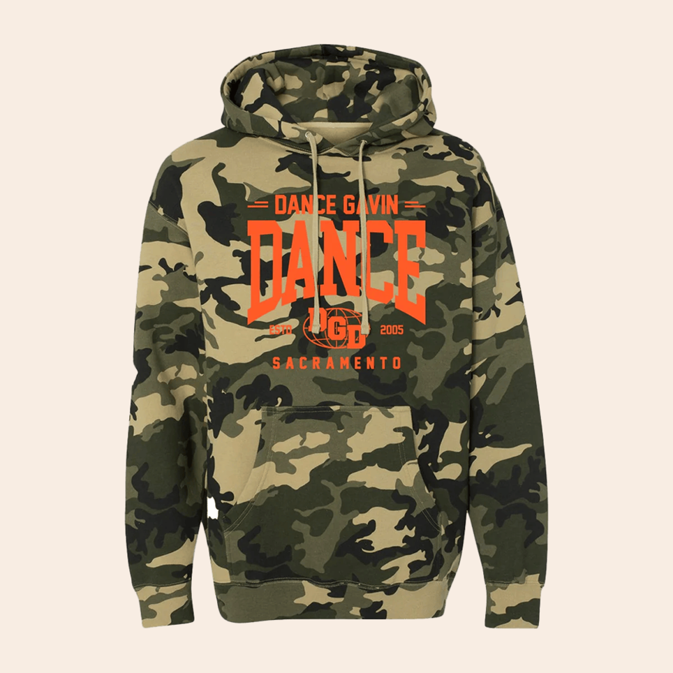 Hardcore Camo Hoodie Dance Gavin Dance Merch Great Father's Day Birthday Gifts BFF Gifts