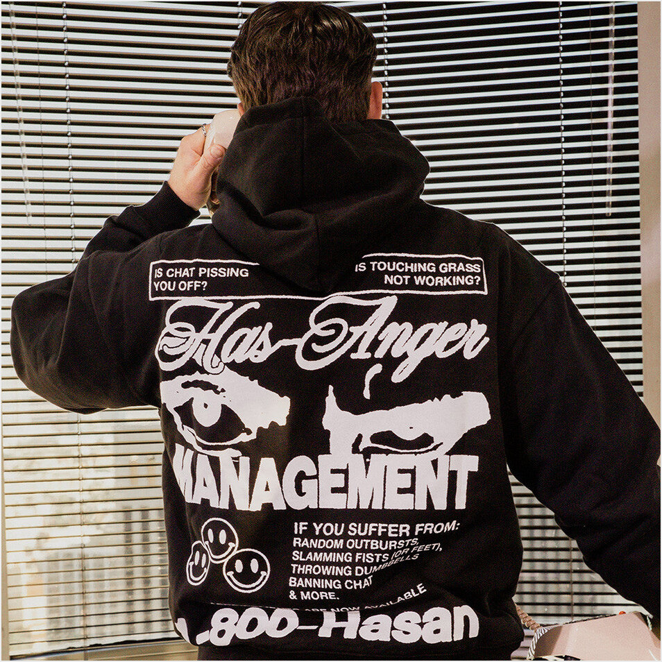Has Anger Management Hoodie Hasan Piker Merch Hasanabi Merch Good Father's Day Presents