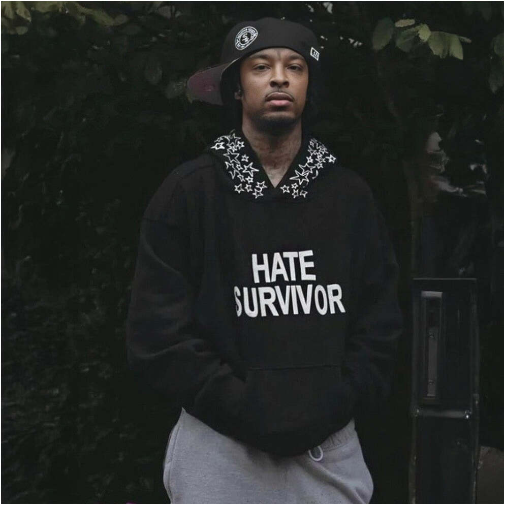Hate Survivor Hoodie Drake Hate Survivor Stars Hoodie Gifts For Drake Fans Gifts For Besties