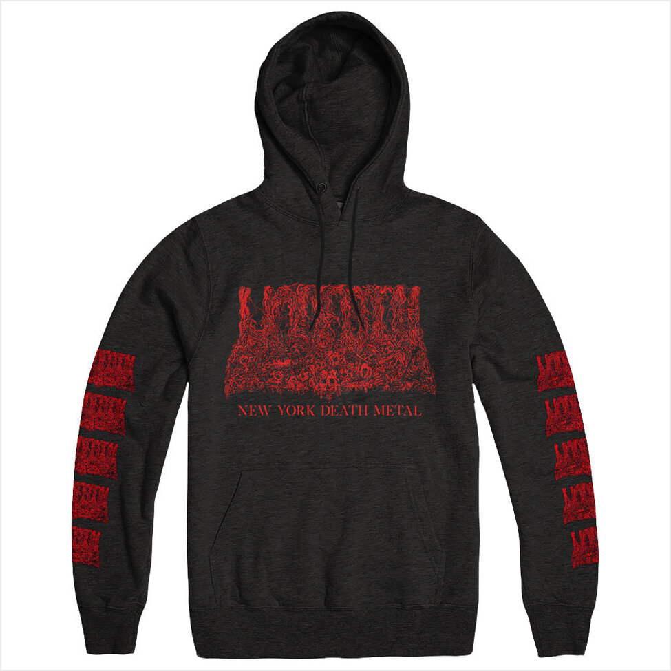 Head Splattered Hoodie Undeath Merch Undeath Hoodie Father'S Day Gifts For Metal Music Lovers
