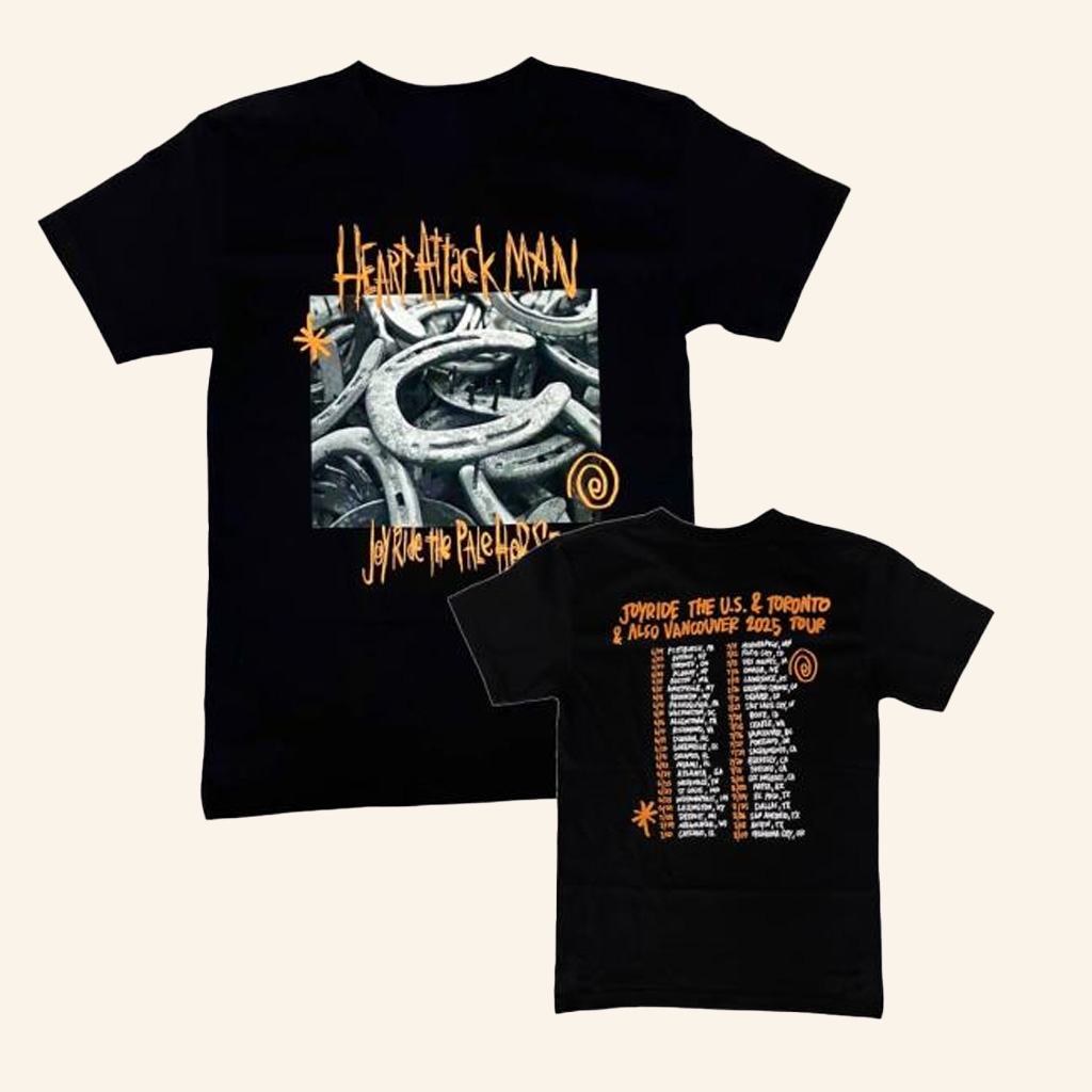 Heart Attack Man Merch Joyride The Pale Horse Tour T-Shirt Music Gift Ideas For Guys