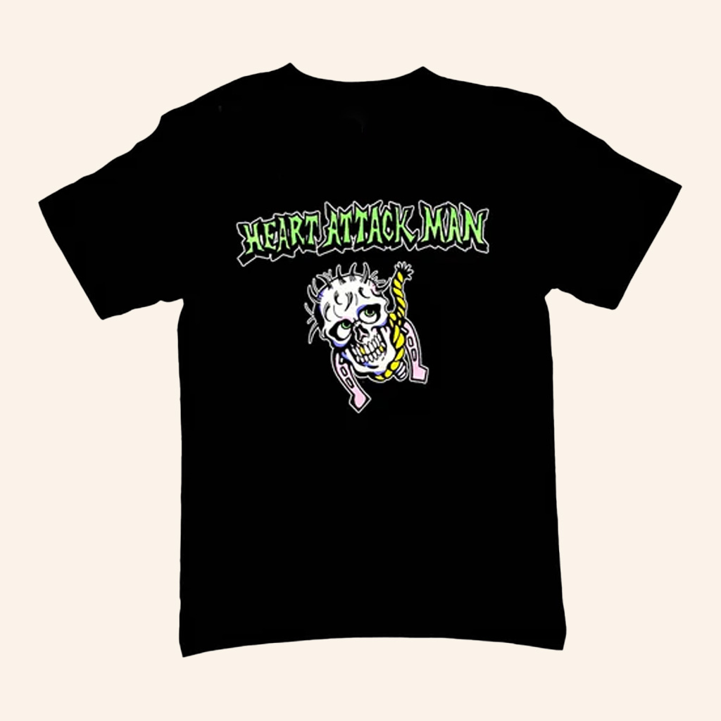 Heart Attack Man Merch Skull Noose T-Shirt Gifts For Father