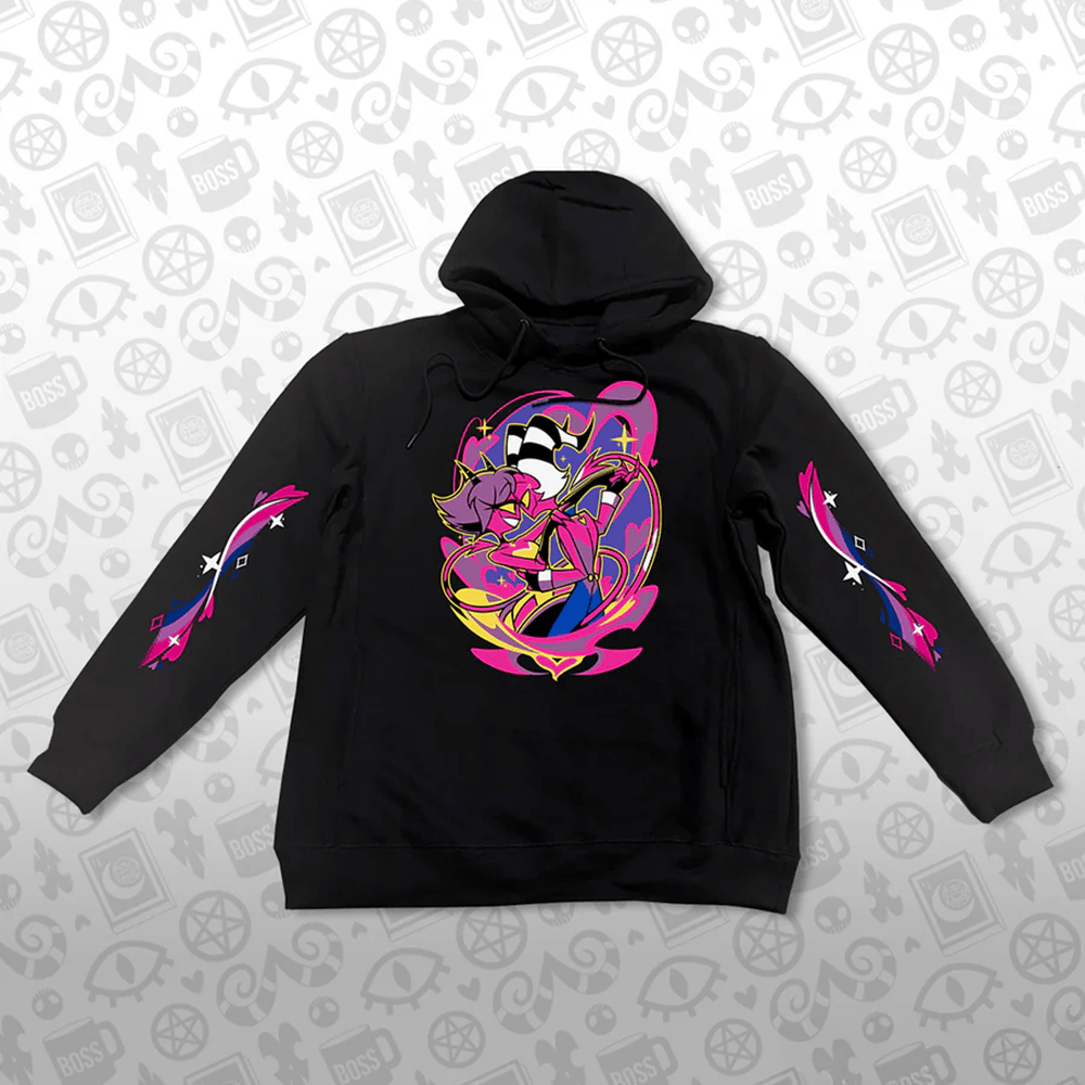 Helluva Boss Pride Merch 2025 Moxxie Millie Pride Hoodie Dad Gifts For Father's Day 2025