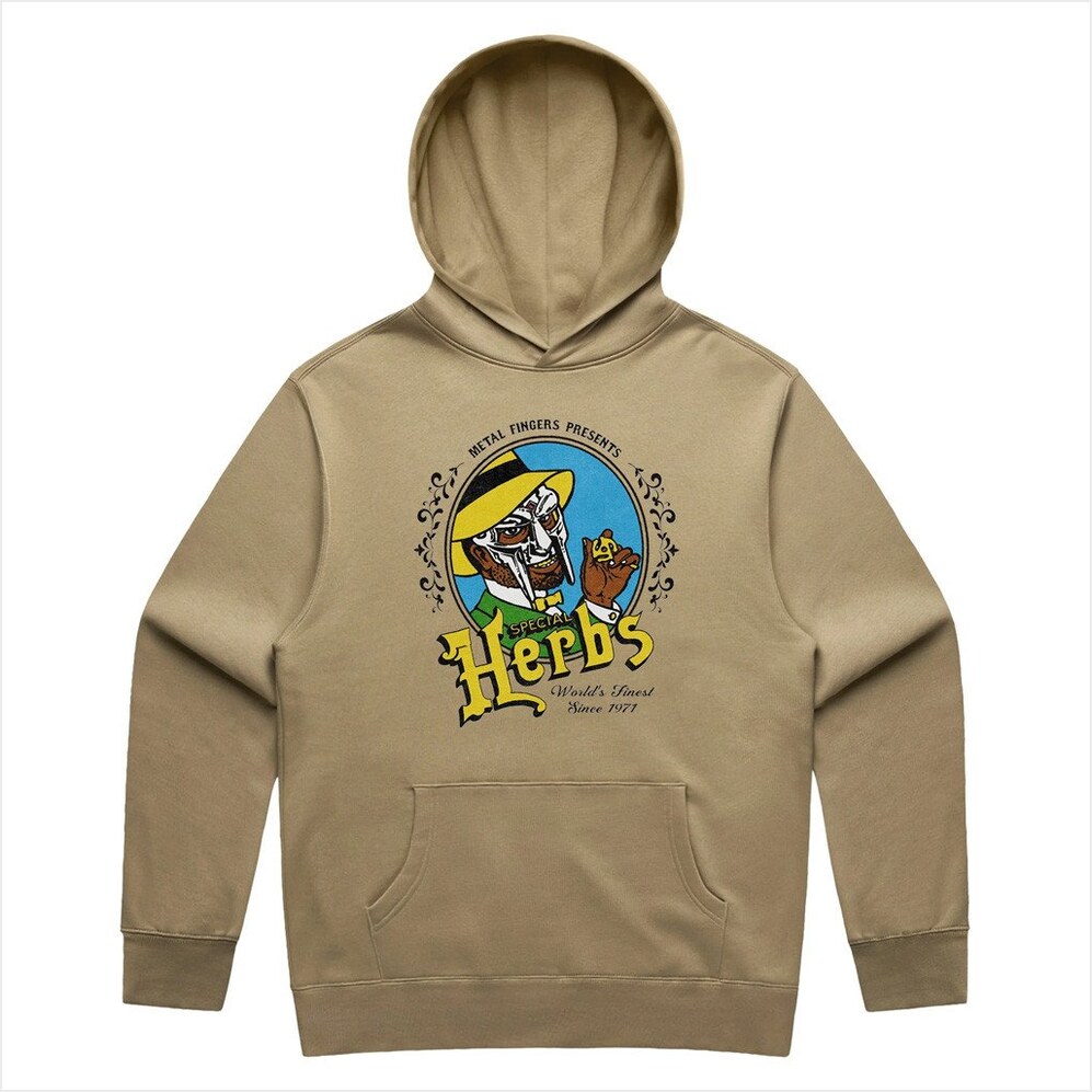 Herbs Vintage Hoodie MF Doom Merch Birthday Gifts For Husband Gifts For Friends