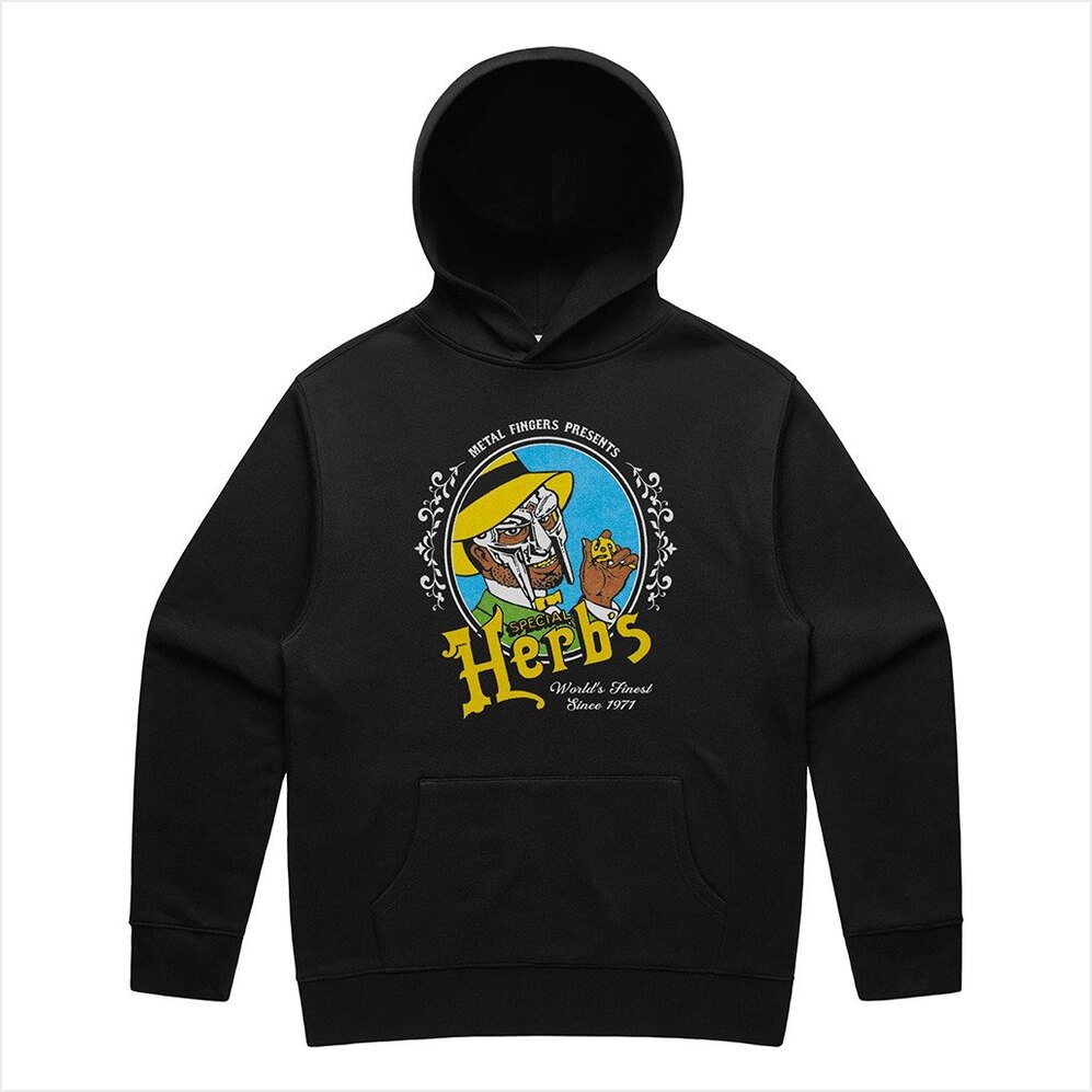 Herbs Vintage Hoodie MF Doom Merch Gift Ideas For Him Birthday Gift Ideas Christmas Presents