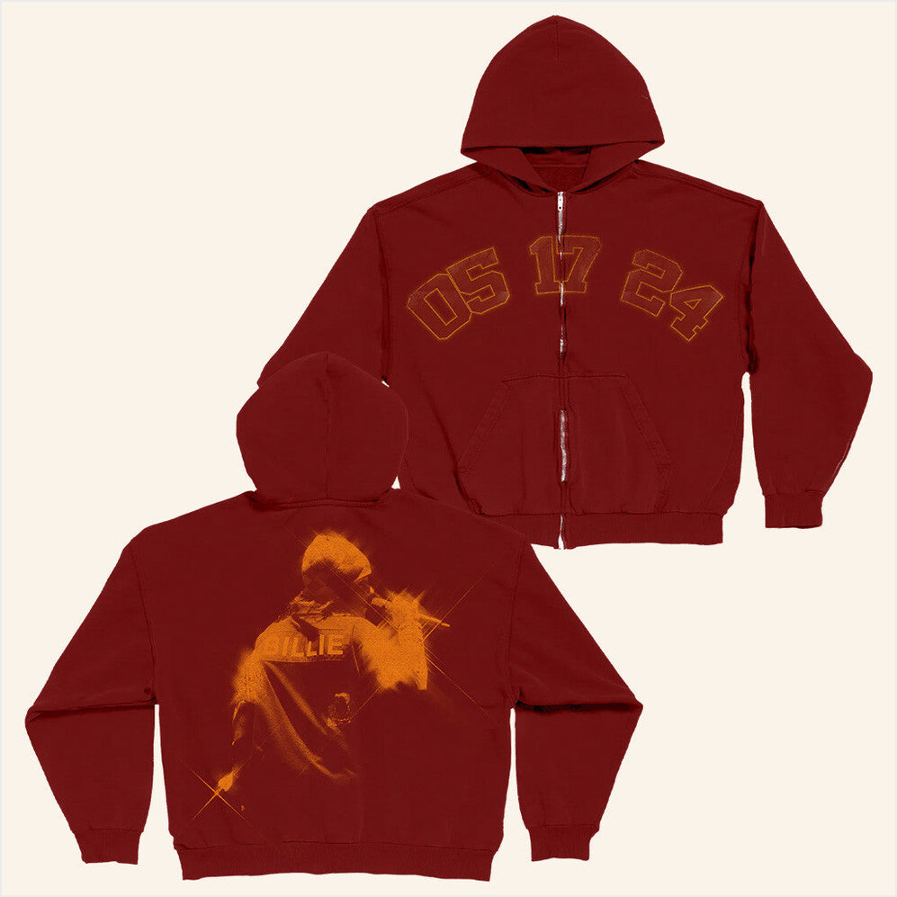 Hit Me Hard And Soft Tour 2025 Zip Hoodie Billie Eilish Merch 05 17 24 Hoodie Fans Gifts