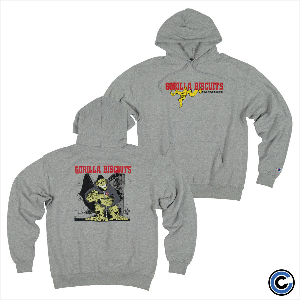 Hold Your Ground Hoodie Gorilla Biscuits Merch Gorilla Biscuits Hoodie Best Friend Gifts