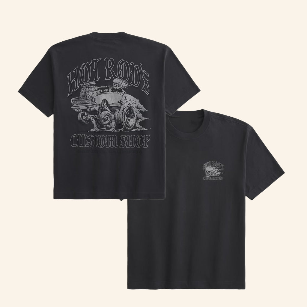 Hollister CO Merch Hot Rodï¿½s Graphic T-Shirt Gifts For Dad