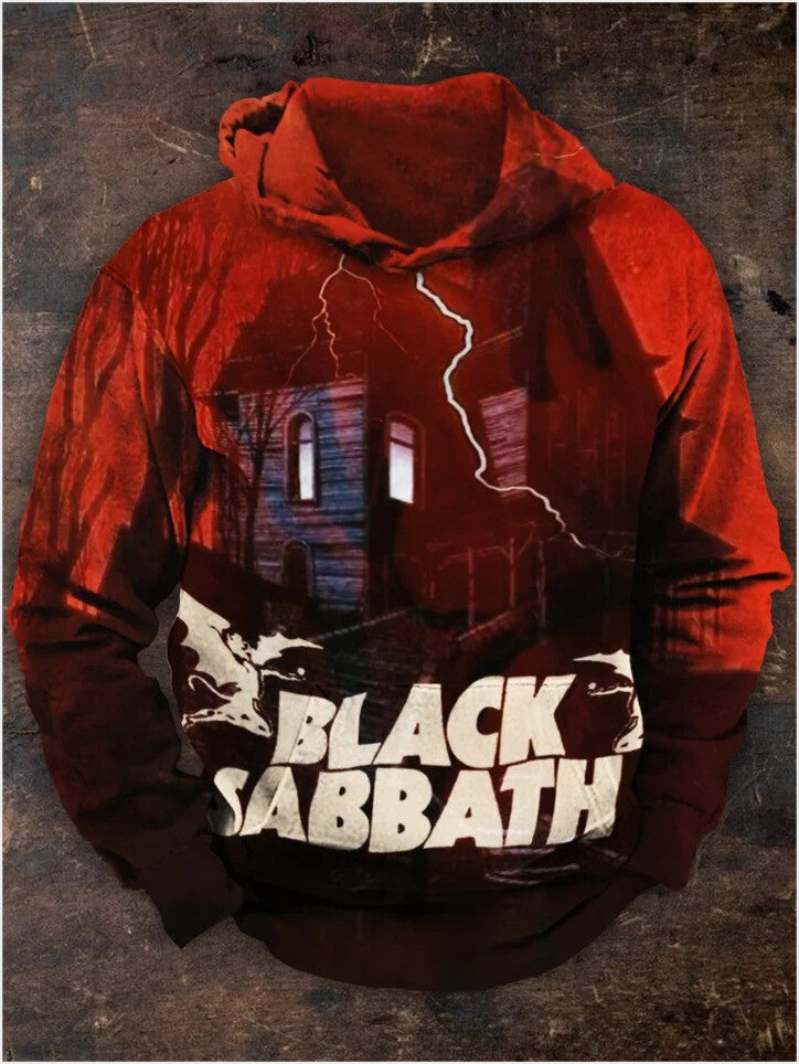 Hoodie Black Sabbath Merch Black Sabbath Hooded Sweatshirt Birthday Gifts For Rock Band Fans