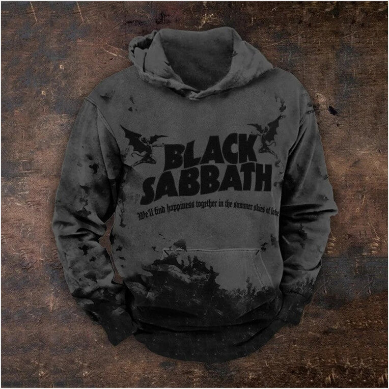 Hoodie Black Sabbath Merch Gradiant Demon Black Sabbath Hoodie Fan Unique Gifts For Southern Men