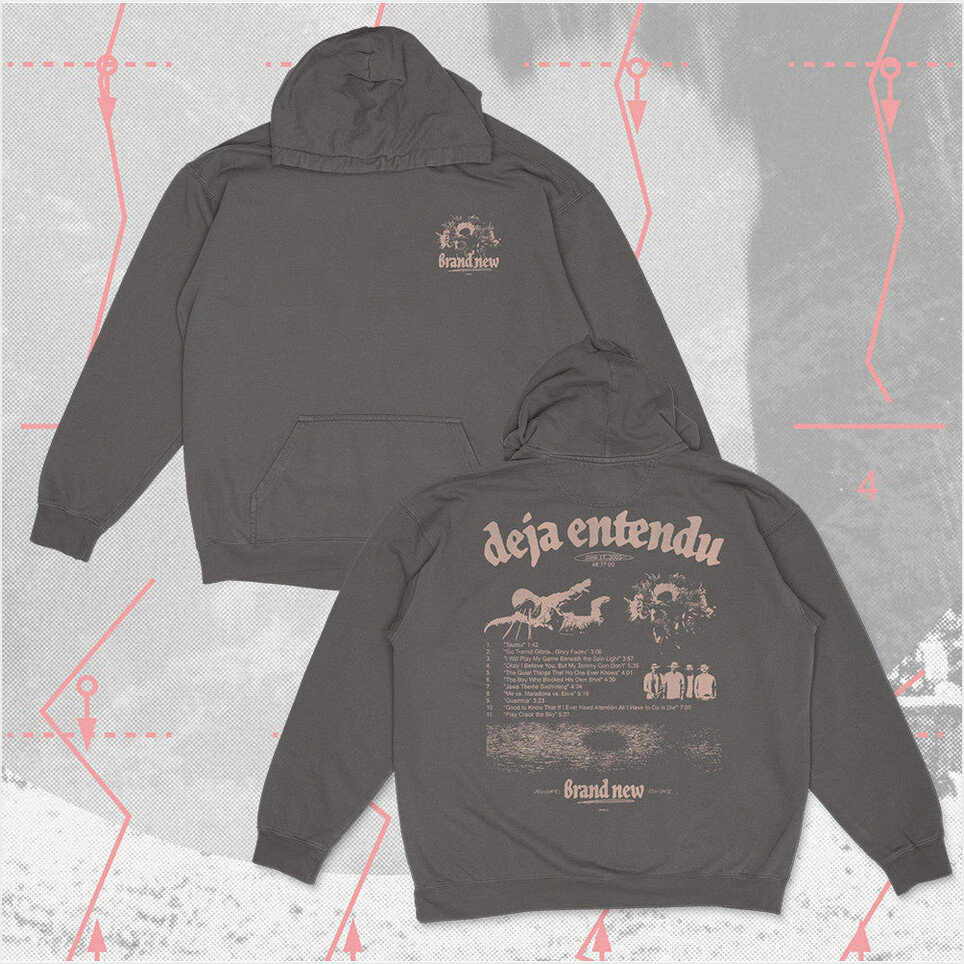 Hoodie Brand New Band Merch Deja Tracklist Bouquet Hoodie Birthday Gifts For Fan Gifts For BFF