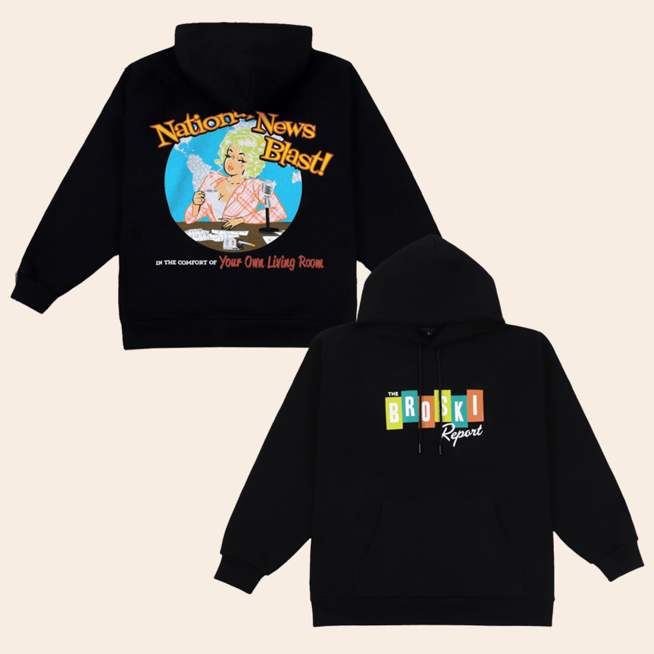 Hoodie Brittany Broski Merch National News Blast Hoodie Birthday Gifts For Fan Country Boy Gift