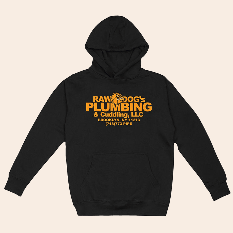 Hoodie Dirty Street Confessions Merch Raw Dog's Plumbing And Cuddling LLC Hoodie