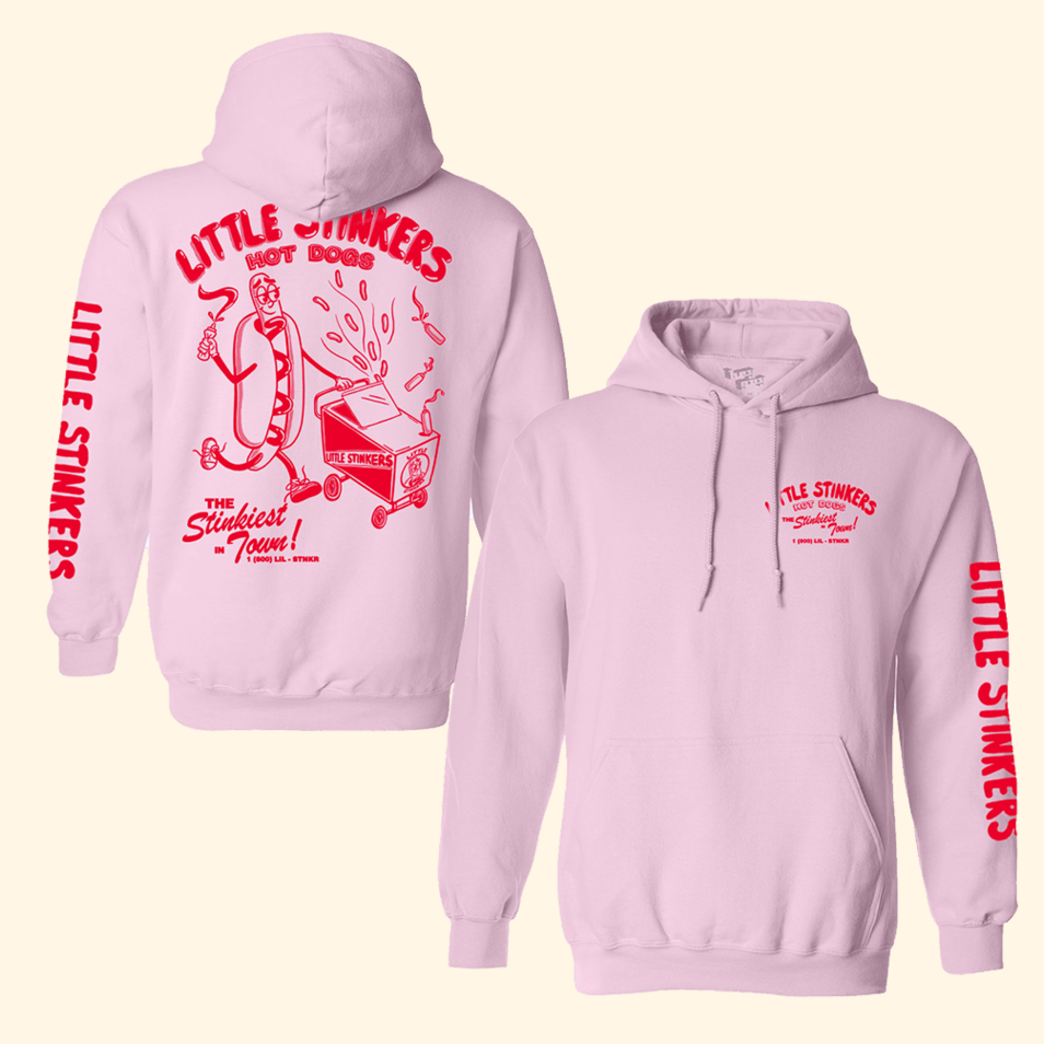 Hoodie Drew Gooden Merch Hot Dog Stand Pink Hoodie Birthday Gifts For Fan Country Boy Gift