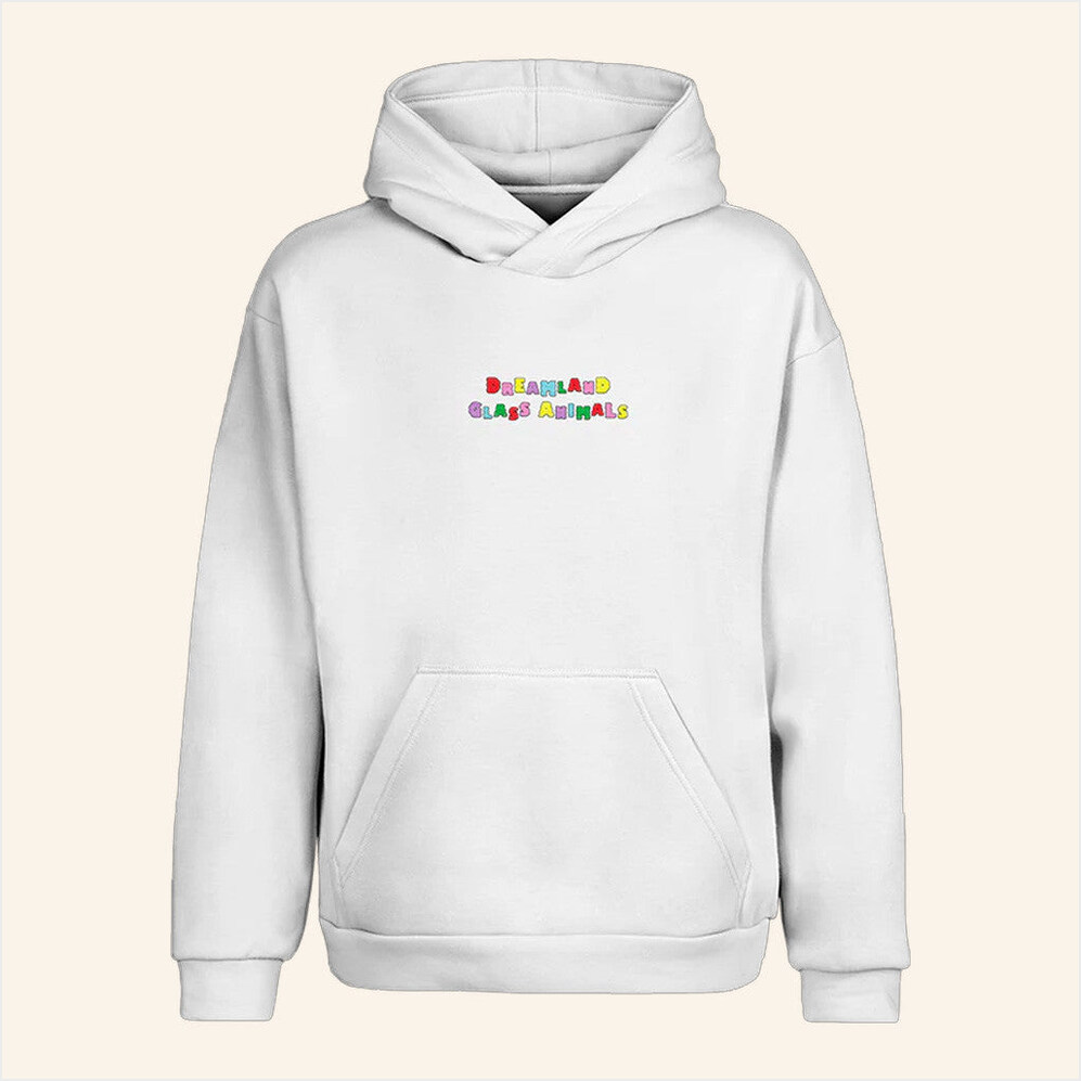 Hoodie Glass Animals Merch White Gift Ideas For Husband Best Friend Birthday Gifts