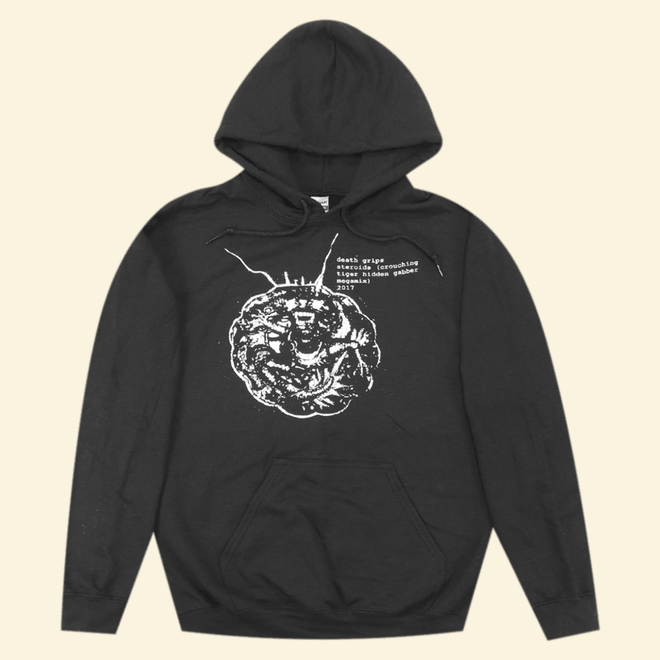 Hoodie Hello Merch Death Grips Crouching Hoodie Gifts For Band Fans Gift Idea for Boyfriend