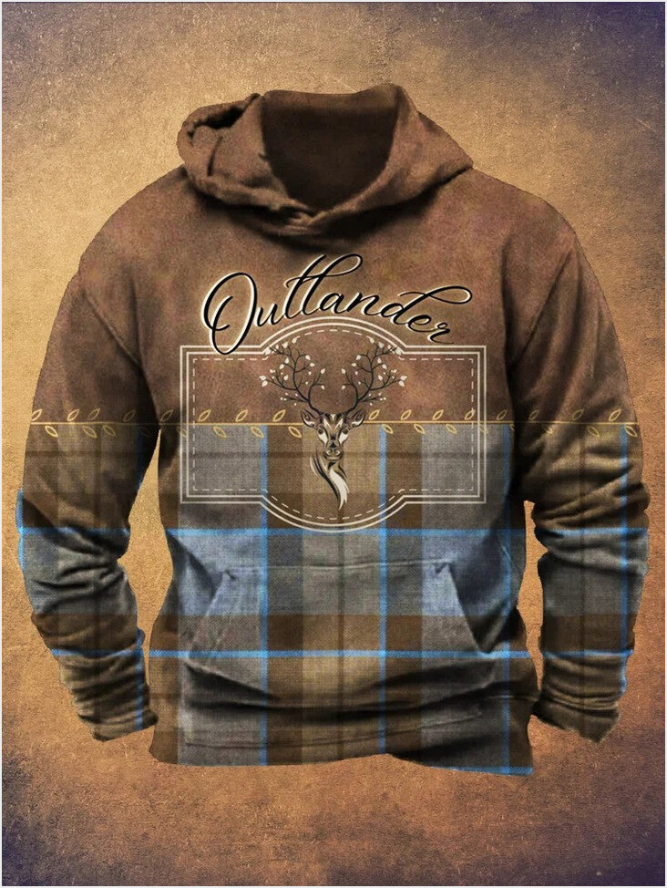 Hoodie Outlander Merch Deer Sassenach Hoodie Father's Day Birthday Gifts For Best Friend
