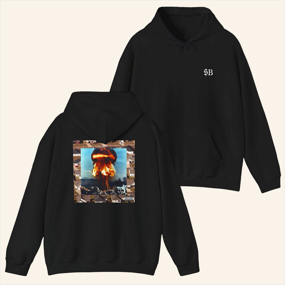 Hoodie Suicide Boys Merch KILL YOURSELF Part XVII The Suburban Sacrifice Saga Album Cover Hoodie